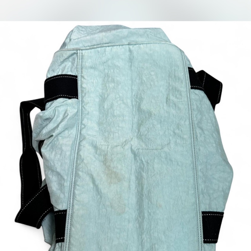 Kipling Mint Green/light blue Duffel Bag with Black Zipper - Picture 2 of 8